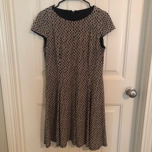 Black & Tan Pattern Dress